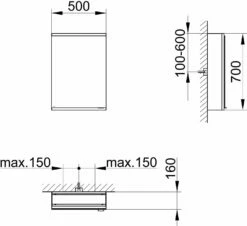 Keuco Royal Modular 2. 1930 800021050100100 500 X 700 X 160 Mm, Prise 2000 2000 Murale, Match3 -porte, Gauche, DALI 6 Keuco Royal Modular 2. 1930 800021050100100 500 X 700 X 160 Mm, Prise 2000 2000 Murale, Match3 -porte, Gauche, DALI -Fournitures De Salle De Bain Soldes Keuco Royal Modular 2. 1930 800021050100100 500 x 700 x 160 mm prise 2000 2000 murale match3 porte gauche DALI 1