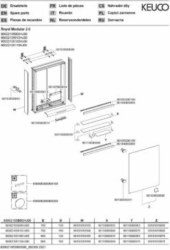 Keuco Royal Modular 2. 1930 800021050100100 500 X 700 X 160 Mm, Prise 2000 2000 Murale, Match3 -porte, Gauche, DALI 7 Keuco Royal Modular 2. 1930 800021050100100 500 X 700 X 160 Mm, Prise 2000 2000 Murale, Match3 -porte, Gauche, DALI -Fournitures De Salle De Bain Soldes Keuco Royal Modular 2. 1930 800021050100100 500 x 700 x 160 mm prise 2000 2000 murale match3 porte gauche DALI 2