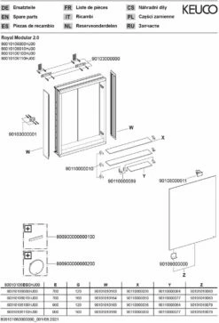 Keuco Royal Modular 2. 1930 800101060000100 600 X 700 X 120 Mm, 2000 , Extension Murale, Droite -Fournitures De Salle De Bain Soldes Keuco Royal Modular 2. 1930 800101060000100 600 x 700 x 120 mm 2000 extension murale droite 2