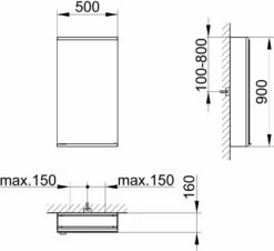 Keuco Royal Modular 2. 1930 800121051100100 500 X 900 X 160 Mm, Prise 2000 2000 Murale, Match3 -porte, Droite, DALI -Fournitures De Salle De Bain Soldes Keuco Royal Modular 2. 1930 800121051100100 500 x 900 x 160 mm prise 2000 2000 murale match3 porte droite DALI 1