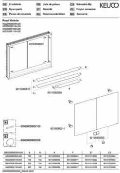 Keuco Royal Modular 2. 1930 800200061100200 600 X 900 X 160 Mm, 2 Steckdosen , Mur Encastré, 2 Portes -Fournitures De Salle De Bain Soldes Keuco Royal Modular 2. 1930 800200061100200 600 x 900 x 160 mm 2 Steckdosen mur encastre 2 portes 2