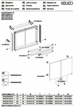 Keuco Royal Modular 2. 1930 800201090100200 900 X 700 X 160 Mm, 2 Steckdosen , Extension Murale, 2 Portes -Fournitures De Salle De Bain Soldes Keuco Royal Modular 2. 1930 800201090100200 900 x 700 x 160 mm 2 Steckdosen extension murale 2 portes 2