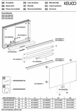 Keuco Royal Modular 2. 1930 800210071100200 700 X 900 X 160 Mm, 2 Steckdosen , Mur Encastrable, 2 Portes -Fournitures De Salle De Bain Soldes Keuco Royal Modular 2. 1930 800210071100200 700 x 900 x 160 mm 2 Steckdosen mur encastrable 2 portes 2