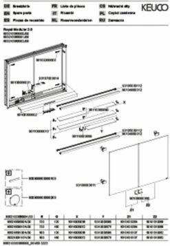 Keuco Royal Modular 2. 1930 800210080100200 800 X 700 X 160 Mm, 2 Steckdosen , Mur Encastrable, 2 Portes -Fournitures De Salle De Bain Soldes Keuco Royal Modular 2. 1930 800210080100200 800 x 700 x 160 mm 2 Steckdosen mur encastrable 2 portes 2