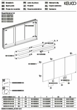 Keuco Royal Modular 2. 1930 800300151100200 1500 X 900 X 160 Mm, 2 Steckdosen , Mur Intégré, 3 Portes 7 Keuco Royal Modular 2. 1930 800300151100200 1500 X 900 X 160 Mm, 2 Steckdosen , Mur Intégré, 3 Portes -Fournitures De Salle De Bain Soldes Keuco Royal Modular 2. 1930 800300151100200 1500 x 900 x 160 mm 2 Steckdosen mur integre 3 portes 2