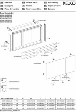 Keuco Royal Modular 2. 1930 800301090100200 900 X 700 X 160 Mm, 2 Steckdosen , Extension Murale, 3 Portes 7 Keuco Royal Modular 2. 1930 800301090100200 900 X 700 X 160 Mm, 2 Steckdosen , Extension Murale, 3 Portes -Fournitures De Salle De Bain Soldes Keuco Royal Modular 2. 1930 800301090100200 900 x 700 x 160 mm 2 Steckdosen extension murale 3 portes 2