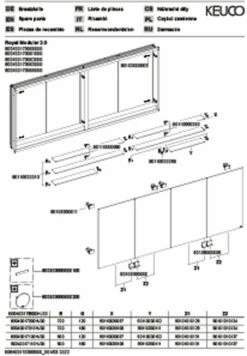 Keuco Royal Modular 2. 1930 800400170100400 1700 X 700 X 160 Mm, 4 Steckdosen , Mur Encastré, 4 Portes -Fournitures De Salle De Bain Soldes Keuco Royal Modular 2. 1930 800400170100400 1700 x 700 x 160 mm 4 Steckdosen mur encastre 4 portes 1