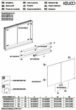 Keuco Royal Modular 2. 1930 Miroir 800200090000300 900 X 700 X 120 Mm, 2000 Douille, 2000 Point Double Chargement USB, Intégré Dans Le Mur, Deux Portes -Fournitures De Salle De Bain Soldes Keuco Royal Modular 2. 1930 miroir 800200090000300 900 x 700 x 120 mm 2000 douille 2000 point double chargement USB integre dans le mur deux portes 2