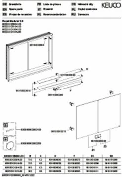 Keuco Royal Modular 2. 1930 Miroir 800200120100300 1200 X 700 X 160 Mm, 2000 Douille, 2000 Point Double Chargement USB, Intégré Dans Le Mur, Deux Portes -Fournitures De Salle De Bain Soldes Keuco Royal Modular 2. 1930 miroir 800200120100300 1200 x 700 x 160 mm 2000 douille 2000 point double chargement USB integre dans le mur deux portes 2