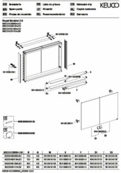 Keuco Royal Modular 2. 1930 Miroir 800201001000300 1050 X 900 X 120 Mm, 2000 Douille, 2000 Point Double Chargeur USB, L' Extension De La Paroi, Deux Portes -Fournitures De Salle De Bain Soldes Keuco Royal Modular 2. 1930 miroir 800201001000300 1050 x 900 x 120 mm 2000 douille 2000 point double chargeur USB land 39 extension de la paroi deux portes 2