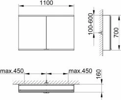 Keuco Royal Modular 2. 1930 Miroir 800201110100300 1100 X 700 X 160 Mm, 2000 Douille, 2000 Point Double Chargeur USB, L' Extension De La Paroi, Deux Portes -Fournitures De Salle De Bain Soldes Keuco Royal Modular 2. 1930 miroir 800201110100300 1100 x 700 x 160 mm 2000 douille 2000 point double chargeur USB land 39 extension de la paroi deux portes 1
