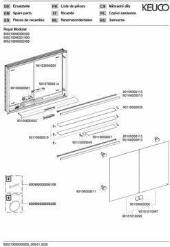Keuco Royal Modular 2. 1930 Miroir 800210090000300 900 X 700 X 120 Mm, 2000 Douille, 2000 Point Double Chargement USB, Intégré Dans Le Mur, Deux Portes -Fournitures De Salle De Bain Soldes Keuco Royal Modular 2. 1930 miroir 800210090000300 900 x 700 x 120 mm 2000 douille 2000 point double chargement USB integre dans le mur deux portes 2