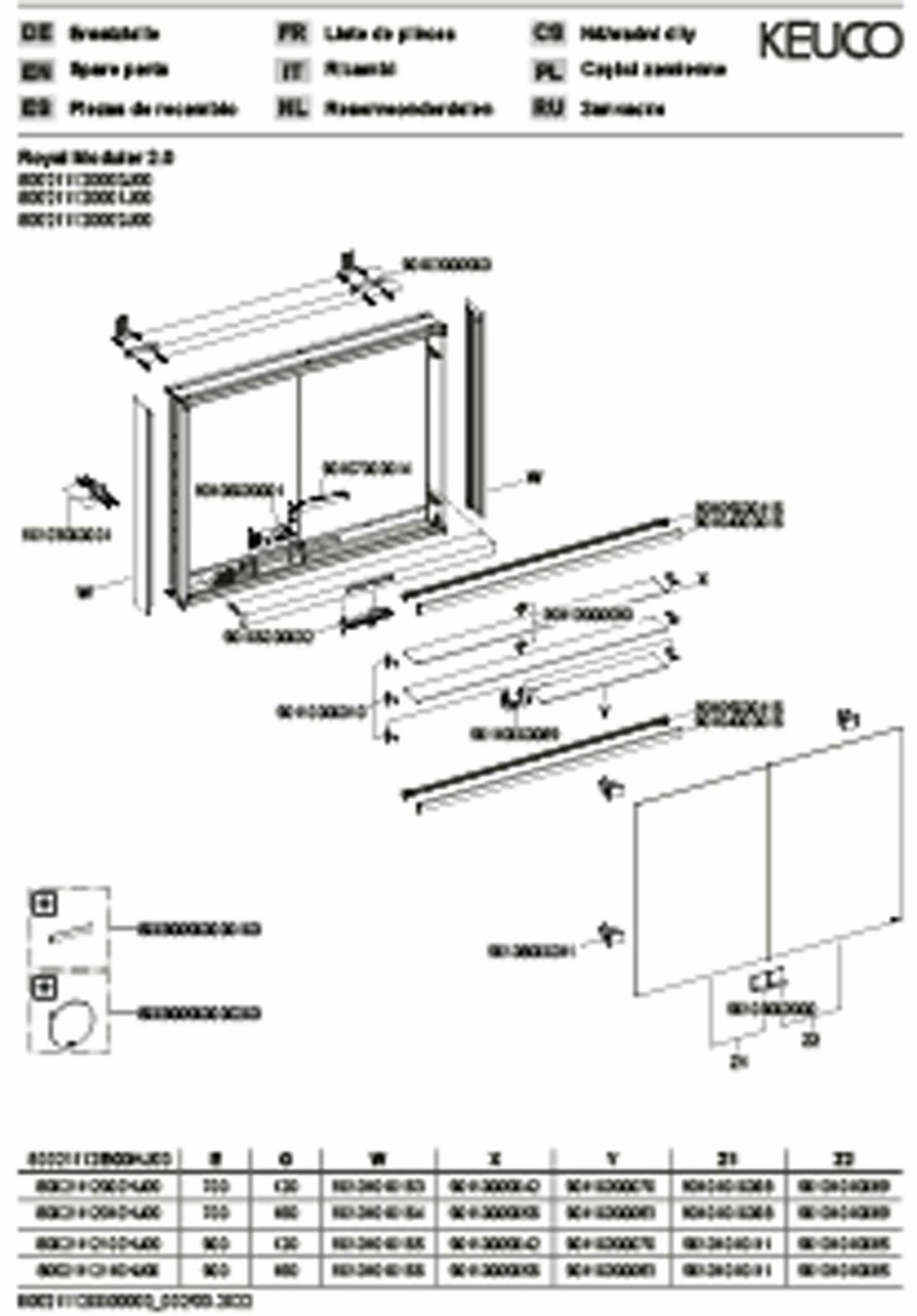 Keuco Royal Modular 2. 1930 Miroir 800211121100300 1200 X 900 X 160 Mm, 2000 Douille, 2000 Point Double Chargeur USB, L' Extension De La Paroi, Deux Portes 5 Keuco Royal Modular 2. 1930 Miroir 800211121100300 1200 X 900 X 160 Mm, 2000 Douille, 2000 Point Double Chargeur USB, L' Extension De La Paroi, Deux Portes – Image 3