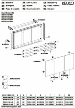 Keuco Royal Modular 2. 1930 Miroir 800301131100300 1300 X 900 X 160 Mm, 2000 Douille, 2000 Point Double Chargeur USB, L' Extension De Paroi, 3 Portes -Fournitures De Salle De Bain Soldes Keuco Royal Modular 2. 1930 miroir 800301131100300 1300 x 900 x 160 mm 2000 douille 2000 point double chargeur USB land 39 extension de paroi 3 portes 2