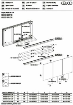Keuco Royal Modular 2. 1930 Miroir 800320120100300 1200 X 700 X 160 Mm, 2000 Douille, 2000 Point Double Chargement USB, Intégré Dans Le Mur, 3 Portes, DALI 7 Keuco Royal Modular 2. 1930 Miroir 800320120100300 1200 X 700 X 160 Mm, 2000 Douille, 2000 Point Double Chargement USB, Intégré Dans Le Mur, 3 Portes, DALI -Fournitures De Salle De Bain Soldes Keuco Royal Modular 2. 1930 miroir 800320120100300 1200 x 700 x 160 mm 2000 douille 2000 point double chargement USB integre dans le mur 3 portes DALI 2