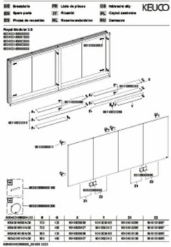 Keuco Royal Modular 2. 800400181000500 Miroir 1930 800400181000500 1800 X 900 X 120 Mm, 2 Steckdosen , 2 Doubles Points De Charge USB, Mur Intégré, 4 Portes -Fournitures De Salle De Bain Soldes Keuco Royal Modular 2. 800400181000500 miroir 1930 800400181000500 1800 x 900 x 120 mm 2 Steckdosen 2 doubles points de charge USB mur integre 4 portes 1
