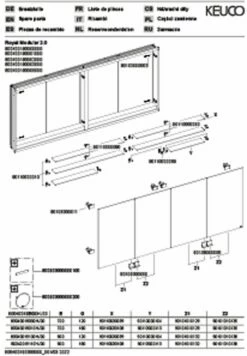 Keuco Royal Modular 2. 800400191000500 Miroir 1930 800400191000500 1900 X 900 X 120 Mm, 2 Steckdosen , 2 Doubles Points De Charge USB, Mur Intégré, 4 Portes 7 Keuco Royal Modular 2. 800400191000500 Miroir 1930 800400191000500 1900 X 900 X 120 Mm, 2 Steckdosen , 2 Doubles Points De Charge USB, Mur Intégré, 4 Portes -Fournitures De Salle De Bain Soldes Keuco Royal Modular 2. 800400191000500 miroir 1930 800400191000500 1900 x 900 x 120 mm 2 Steckdosen 2 doubles points de charge USB mur integre 4 portes 2