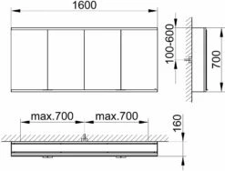 Keuco Royal Modular 2. 800411160100500 Miroir 1930 800411160100500 1600 X 700 X 160 Mm, 2 Steckdosen , 2 Doubles Points De Charge USB, Extension Murale, 4 Portes 6 Keuco Royal Modular 2. 800411160100500 Miroir 1930 800411160100500 1600 X 700 X 160 Mm, 2 Steckdosen , 2 Doubles Points De Charge USB, Extension Murale, 4 Portes -Fournitures De Salle De Bain Soldes Keuco Royal Modular 2. 800411160100500 miroir 1930 800411160100500 1600 x 700 x 160 mm 2 Steckdosen 2 doubles points de charge USB extension murale 4 portes 1