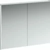 LAUFEN Frame 25 Armoire Miroir LED 4086539001451, 100cm, 2 Portes, Côté Blanc , Lumière Ambiante -Fournitures De Salle De Bain Soldes LAUFEN Frame 25 Armoire miroir LED 4086539001451 100cm 2 portes cote blanc lumiere ambiante