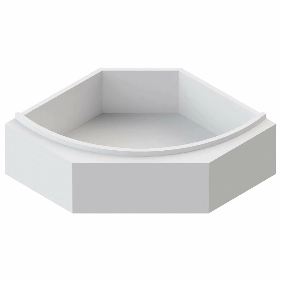 Schedel Hoesch Support De Bain Parana SW14566A 148x148cm, Avec étagère, 5 Faces, Hauteur 57cm 3 Schedel Hoesch Support De Bain Parana SW14566A 148x148cm, Avec étagère, 5 Faces, Hauteur 57cm