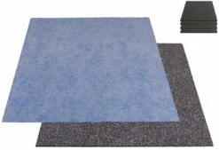 Schedel Kit D'insonorisation MULTISTAR SiLENCIO SIL100100S 1000x1000mm, Pour Receveur De Douche En Acier, 4 Tapis En Bitume