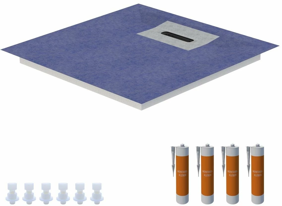 Schedel Line Flow élément De Douche LI1KF601010 100 X 100 Cm, Pente Sur Quatre Côtés 3 Schedel Line Flow élément De Douche LI1KF601010 100 X 100 Cm, Pente Sur Quatre Côtés