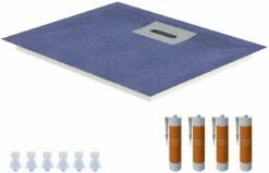 Schedel Line Flow élément De Douche LI1KF601210 120 X 100 Cm, Pente Sur Quatre Côtés