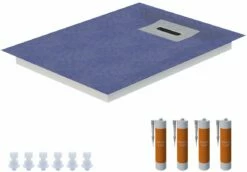 Schedel Line Flow élément De Douche LI1KF609018 90 X 180 Cm, Pente Sur Quatre Côtés