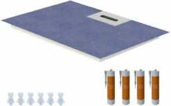 Schedel Line Flow élément De Douche LI2KF601290 120 X 90 Cm, Pente D'un Côté