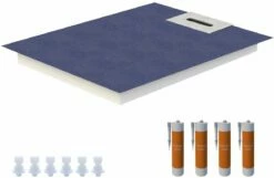 Schedel Line Flow élément De Douche LI2KF901218 120 X 180 Cm, Pente D'un Côté