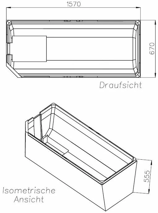 Schedel Match0 SW10040 160x70cm, Pied Gauche, Hauteur 55.5cm 4 Schedel Match0 SW10040 160x70cm, Pied Gauche, Hauteur 55.5cm – Image 2