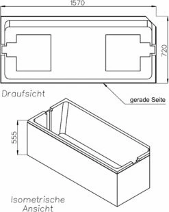 Schedel Match0 SW13562 160x75cm, Tête Droite, Pied Gauche, Hauteur 55.5cm -Fournitures De Salle De Bain Soldes Schedel Match0 SW13562 160x75cm tete droite pied gauche hauteur 55.5cm 1
