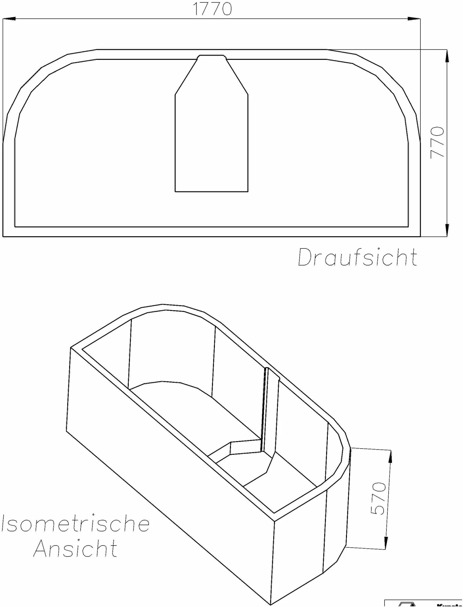 Schedel Match0 SW14312 180x80cm, Hauteur 57cm, Partiellement Ovale 4 Schedel Match0 SW14312 180x80cm, Hauteur 57cm, Partiellement Ovale – Image 2