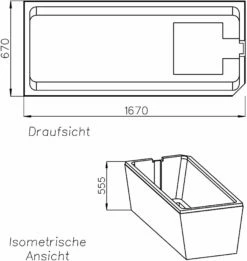 Schedel Support De Schedel SW10075 170x70cm, Pied Du Pied Droit, Hauteur 55.5cm -Fournitures De Salle De Bain Soldes Schedel Support de Schedel SW10075 170x70cm pied du pied droit hauteur 55.5cm 1