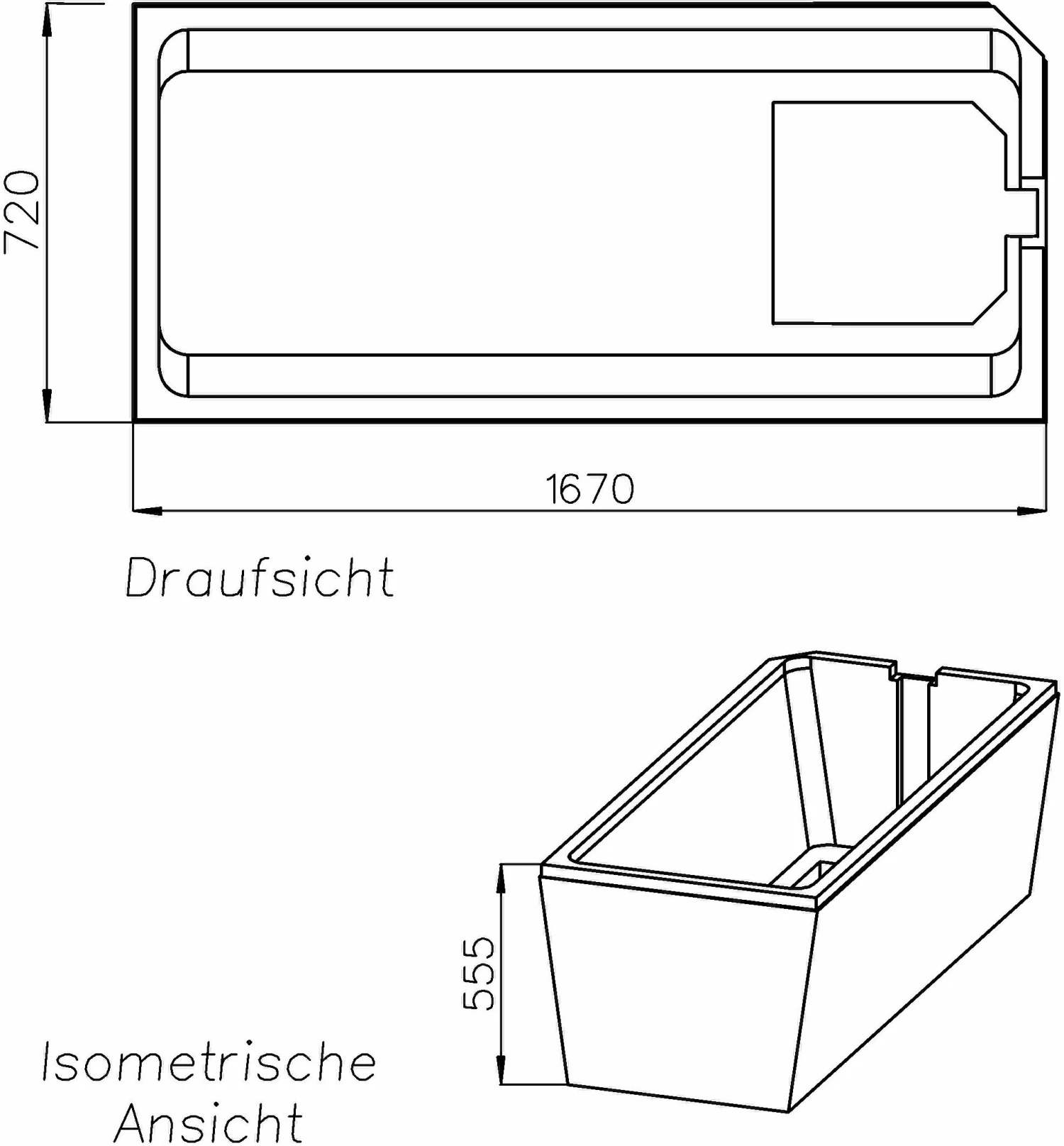 Schedel Support De Schedel SW10100 170x75cm, Pied Gauche, Hauteur 55.5cm 4 Schedel Support De Schedel SW10100 170x75cm, Pied Gauche, Hauteur 55.5cm – Image 2