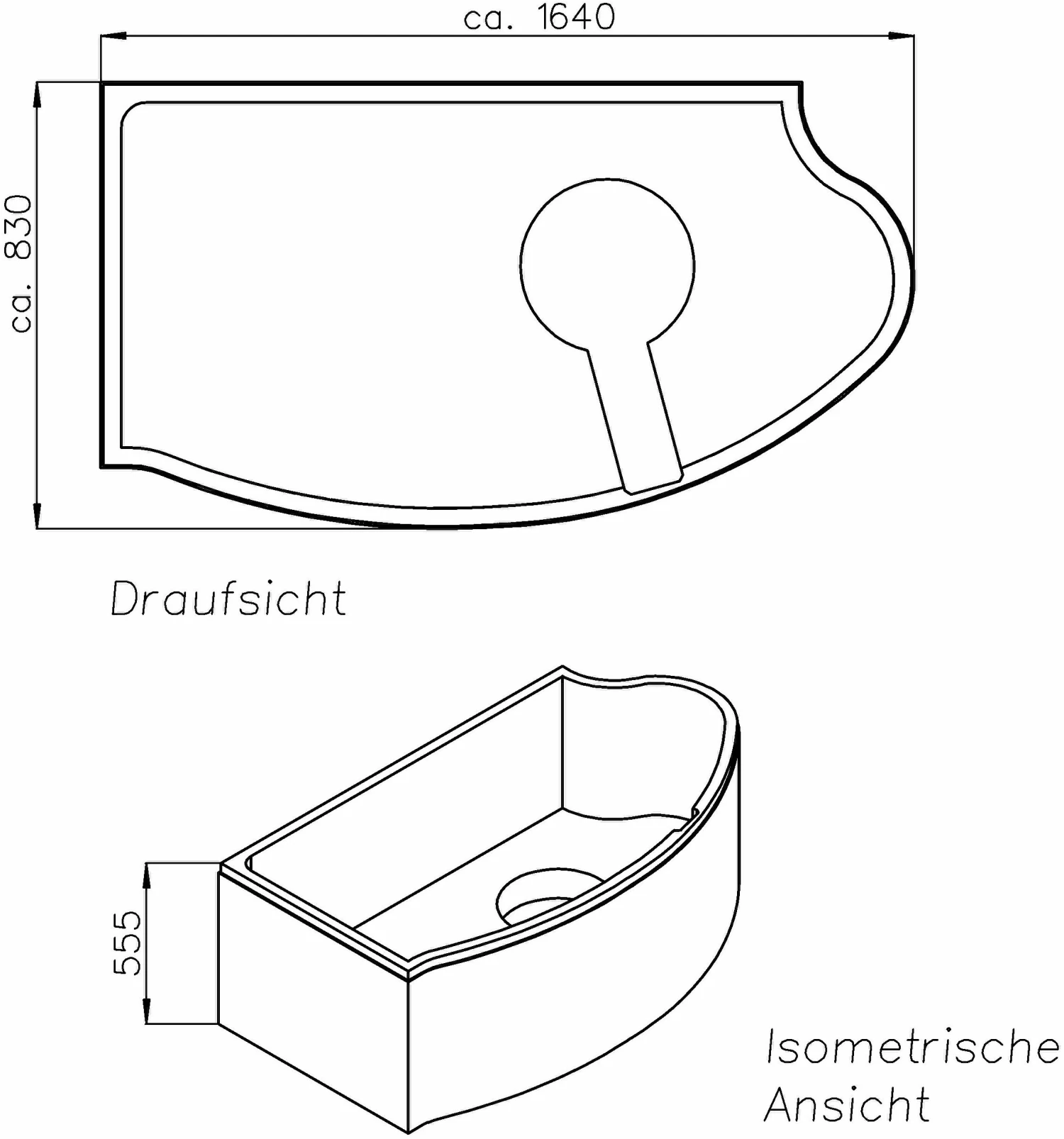 Schedel Support De Schedel SW11196 170x90cm, Droite, Hauteur 57cm 4 Schedel Support De Schedel SW11196 170x90cm, Droite, Hauteur 57cm – Image 2