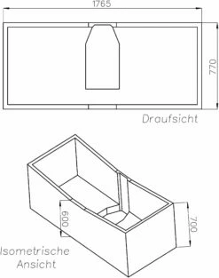 Schedel Support De Schedel SW14558 180x80cm, Hauteur 60cm -Fournitures De Salle De Bain Soldes Schedel Support de Schedel SW14558 180x80cm hauteur 60cm 1