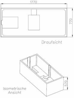 Schedel Support De Schedel SW16042 180x80cm, Hauteur 57cm -Fournitures De Salle De Bain Soldes Schedel Support de Schedel SW16042 180x80cm hauteur 57cm 1