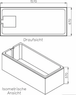 Schedel Support De Schedel SW16100 160x70cm, Hauteur 57cm -Fournitures De Salle De Bain Soldes Schedel Support de Schedel SW16100 160x70cm hauteur 57cm 1