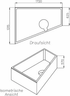 Schedel Villeroy & Boch Support De Baignoire Loop & Friends SW16035 175x135cm, Gauche, Hauteur 57cm -Fournitures De Salle De Bain Soldes Schedel Villeroy and Boch Support de baignoire Loop andamp Friends SW16035 175x135cm gauche hauteur 57cm 1