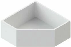 Schedel Villeroy & Boch -baignoire D'angle Loop & Friends Duo SW16029 140x140cm, Hauteur 57cm