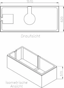 Schedel XL Bette Support De Bain Starlet SW12453 160x65mm, Hauteur 57cm -Fournitures De Salle De Bain Soldes Schedel XL Bette Support de bain Starlet SW12453 160x65mm hauteur 57cm 1