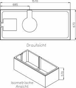 Schedel XL Bette Support Pour Baignoire Ocean SW11463 160x70cm, Trop-plein Avant, Hauteur 57cm -Fournitures De Salle De Bain Soldes Schedel XL Bette Support pour baignoire Ocean SW11463 160x70cm trop plein avant hauteur 57cm 1