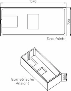 Schedel XL Bette Set Support De Bain SW11068 160x75cm, Hauteur 55,5cm -Fournitures De Salle De Bain Soldes Schedel XL Bette set support de bain SW11068 160x75cm hauteur 555cm 1