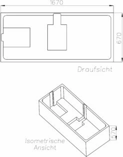Schedel XL Kaldewei Classic Duo Support De Bain SW11143 170x70cm, Hauteur 57cm -Fournitures De Salle De Bain Soldes Schedel XL Kaldewei Classic duo support de bain SW11143 170x70cm hauteur 57cm 1