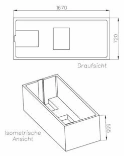 Schedel XL Kaldewei Puro / Star Support De Bain SW10181 170x75cm, Pied De Vidange, Hauteur 55,5cm -Fournitures De Salle De Bain Soldes Schedel XL Kaldewei Puro Star support de bain SW10181 170x75cm pied de vidange hauteur 555cm 1