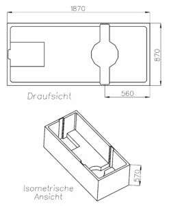 Schedel XL Kaldewei Puro / Star Support De Bain SW11223 190x90cm, Drain Côté Gauche / Droite, Hauteur 57cm -Fournitures De Salle De Bain Soldes Schedel XL Kaldewei Puro Star support de bain SW11223 190x90cm drain cote gauche droite hauteur 57cm 1