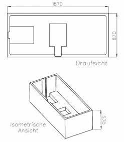 Schedel XL Kaldewei Puro / Star Support De Bain SW11232 Duo 665, 190x90cm, Hauteur 57cm -Fournitures De Salle De Bain Soldes Schedel XL Kaldewei Puro Star support de bain SW11232 Duo 665 190x90cm hauteur 57cm 1