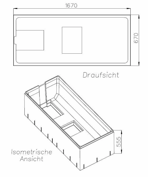 Schedel XL Kaldewei Puro / Support De Bain SW11212 170x70cm, Pied De Vidange, Hauteur 55,5cm 4 Schedel XL Kaldewei Puro / Support De Bain SW11212 170x70cm, Pied De Vidange, Hauteur 55,5cm – Image 2