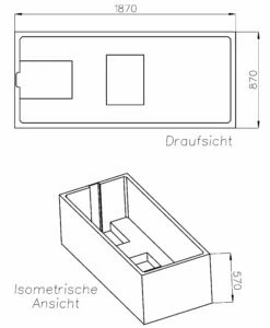 Schedel XL Kaldewei Puro / Support De Bain SW11224 190x90cm, Pied D'égouttement, Hauteur 57cm -Fournitures De Salle De Bain Soldes Schedel XL Kaldewei Puro Support de bain SW11224 190x90cm pied dand 39egouttement hauteur 57cm 1